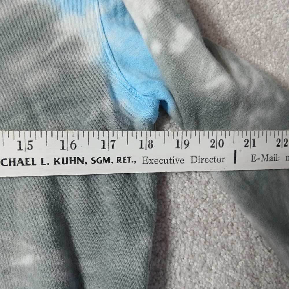 Art Class Blue and Gray Tie-Dye Hoodie Kids Unisex XL (16)
